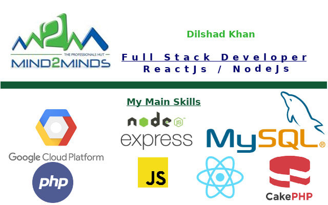 Be your full stack developer reactjs,nodejs by Tmind2minds | Fiverr