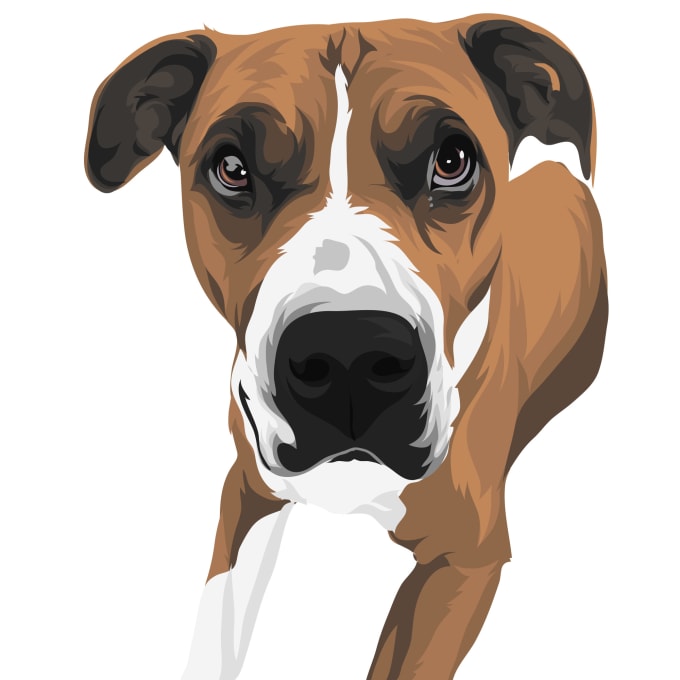 Turn your pet into cartoon or vector within 1 to 2 hours by Melocabral |  Fiverr
