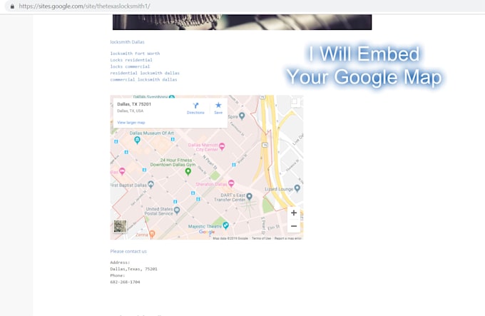 embed your google map in web 2 0 sites