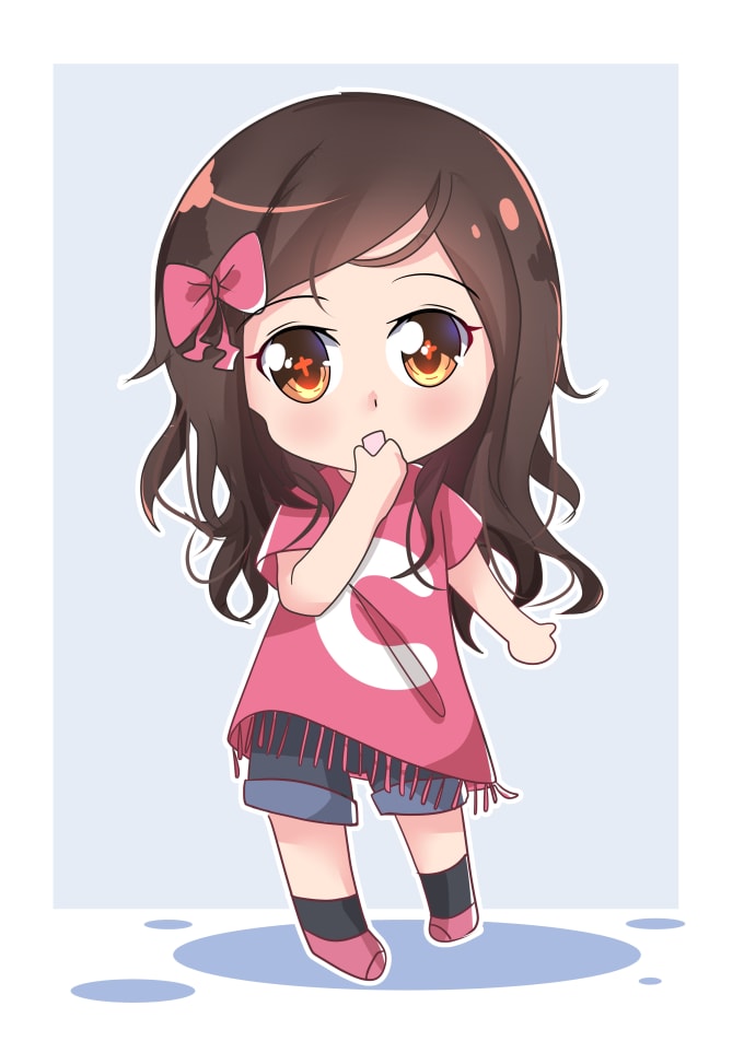 Draw simple chibi character by Vianartwork | Fiverr