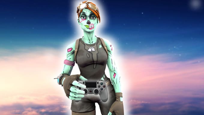 Fortnite Charecter Holding Sieng Make 3d Fortnite Hd Thumbnails By Nowasleep Fiverr