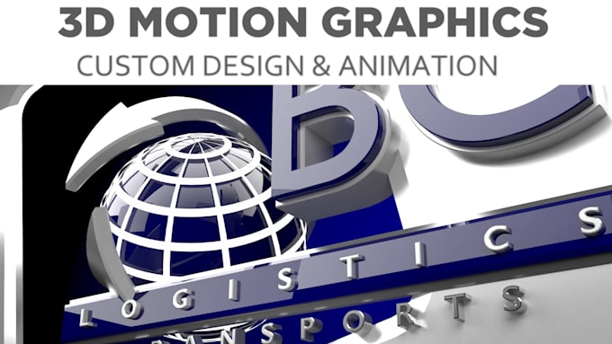 do 3d and 2d motion graphics for 250