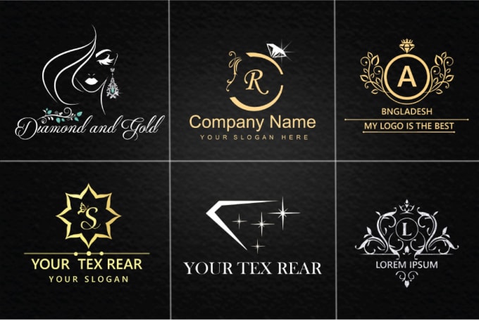 Make jewellery shop luxury logo design company by Hfdesigners Fiverr