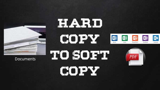 Convert Your Hard Or Scanned Documents To Soft Copy By Hassanfarooq07 Fiverr