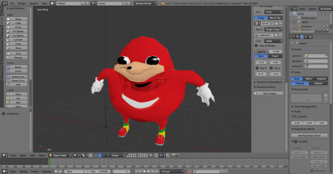 3d Model In Blender I Will Do Memes Or Anything Else By Reeegby