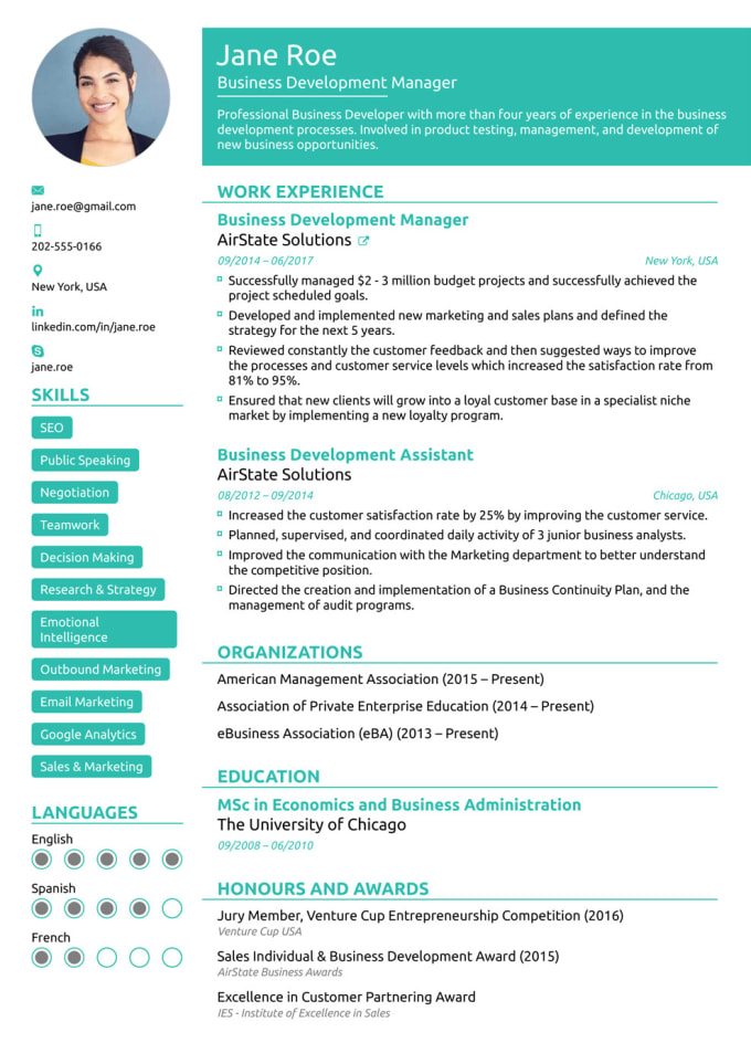 Offer Entry Level Resume Cv Cover Letter By Iqi25iqra