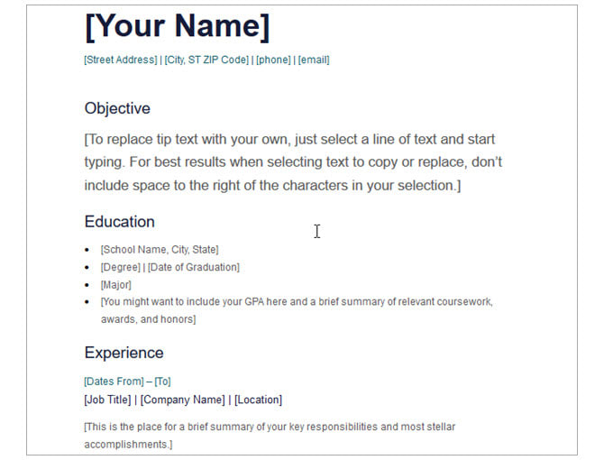 Resume Writer That Highlights Very Best Of Your Qualities By