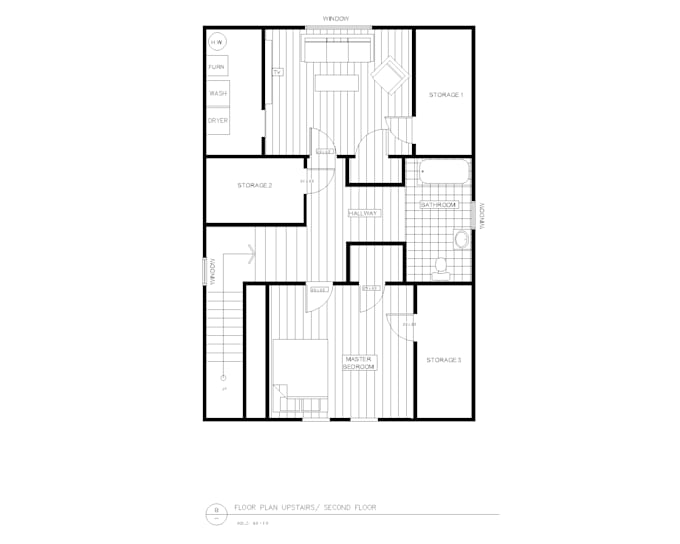 Make Floor Plan Less Than 600 Sq Ft By Cadguy08