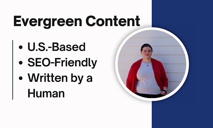 write SEO optimized, traffic gathering, evergreen content