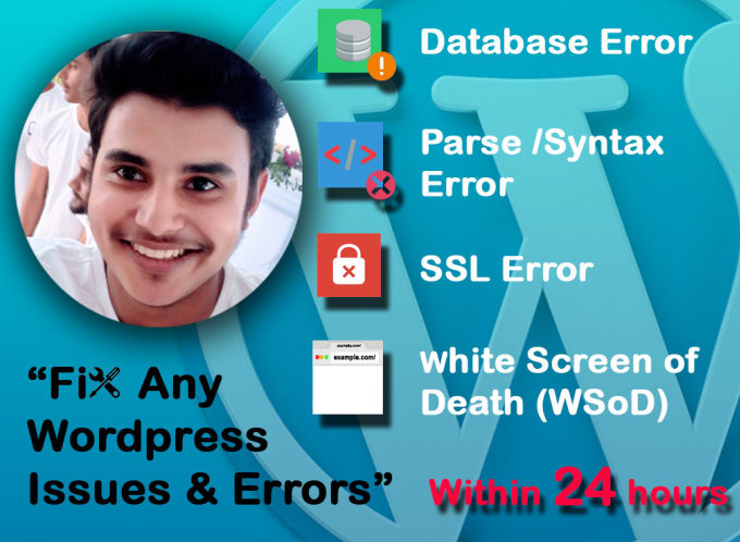 Fix Wordpress Issues And Errors Of Your Website By Technur Fiverr