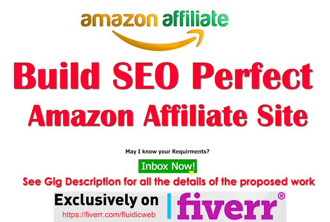 build SEO perfect amazon affiliate ready to thrive niche site