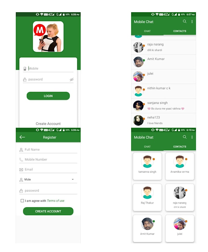 Provide whatsapp clone with firebase database by Ndroideveloper | Fiverr