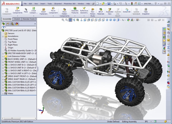 Perform Any 2d 3d Modeling Drawing With Solidworks And Creo By Sarimsadiq