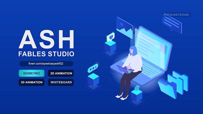 create a custom 2d isometric animated explainer