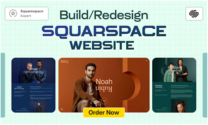 design or redesign your professional squarespace website