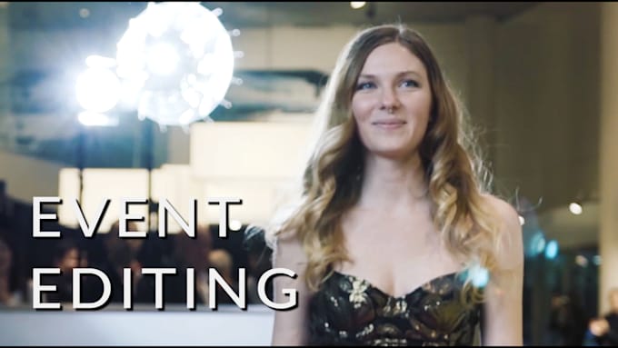 professionally edit your event video