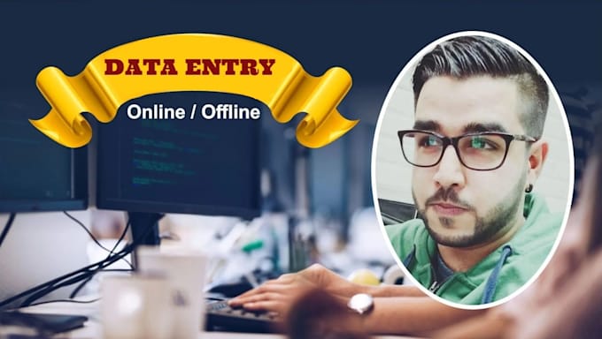 find emails, excel data entry, data cleaning