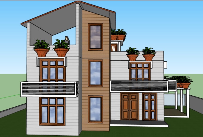 Do your dream house design 3d model by Indika2799 | Fiverr