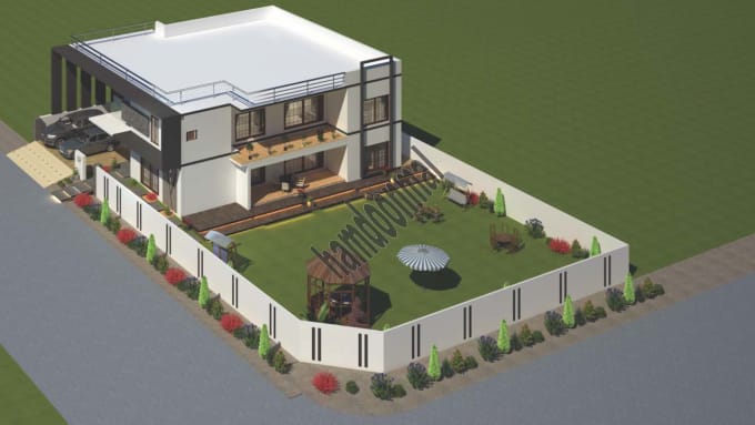 Make 3d Model In Sketchup Or 3dsmax By Hamdoonmal