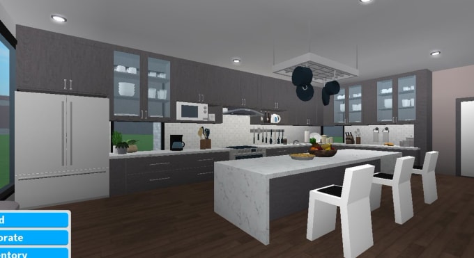 Modern Living Room Modern Bloxburg Kitchen Ideas