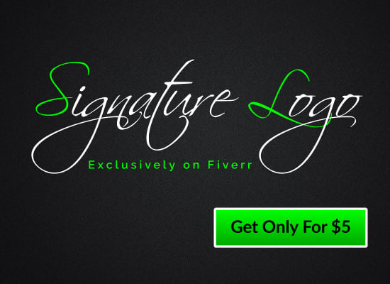 design handwritten signature logo