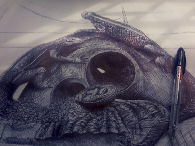 create beautiful hand drawn art