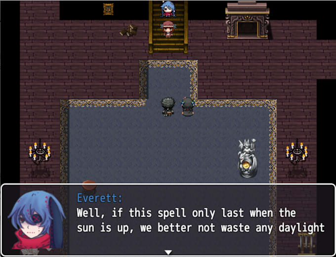 draw character sprites ready for rpg maker,etc