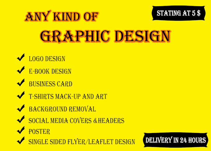 do any type of graphic design