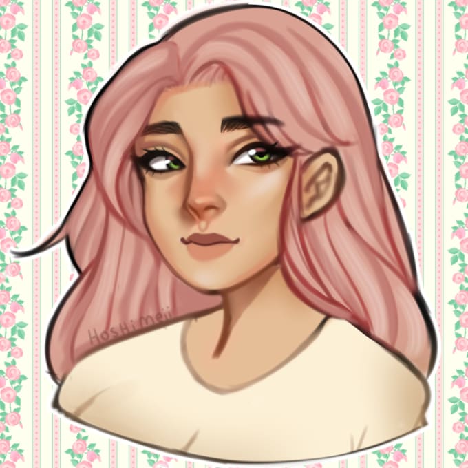 Draw Anime Or Semirealistic Digital Portraits By Hoshimeii
