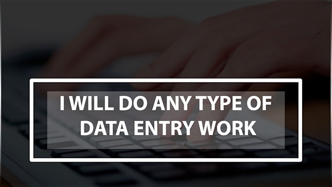 do perfect data entry, web research and copy paste