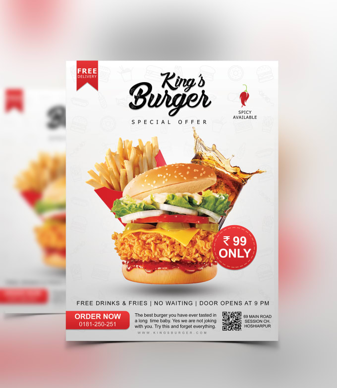 Professionally Design Event And Food Flyer By Manjindersingh9