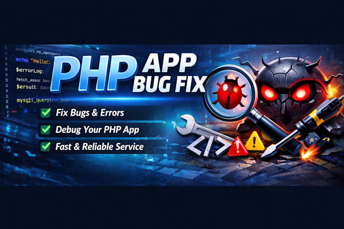 fix PHP, laravel, javascript and mysql issues fast