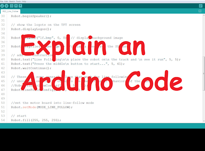 Explain an arduino code for you by Arduinic | Fiverr
