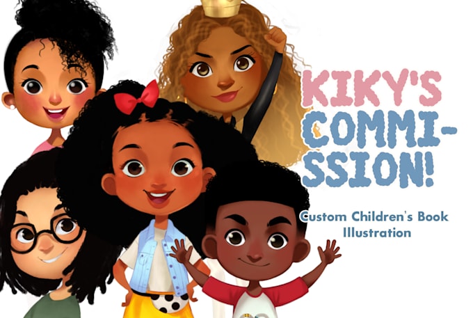 create cute children book illutrations