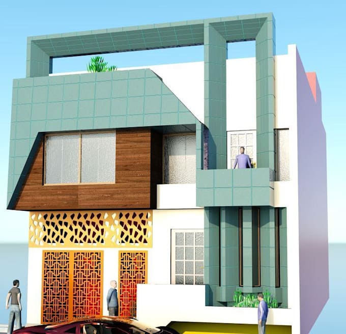 Small House Design Like Twin Bungalow And Row House By Ansarizubair