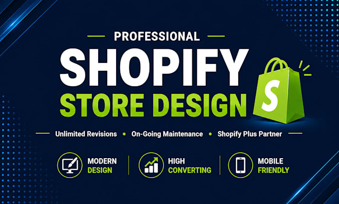 design a professional shopify store and website