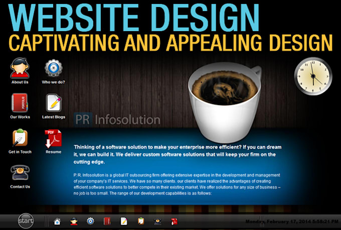 design your home page with best quality in 12hrs