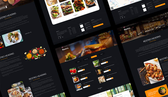 design website in figma or xd