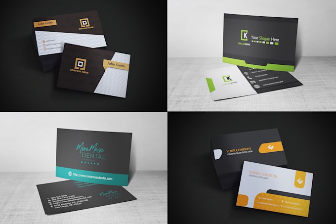 modern and unique business card