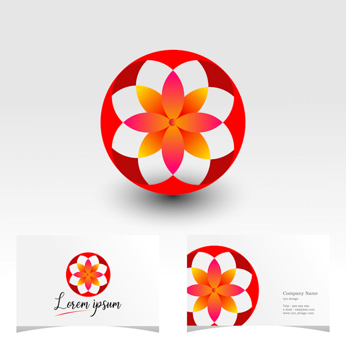 modern logo icons with business card templates by designcrb fiverr