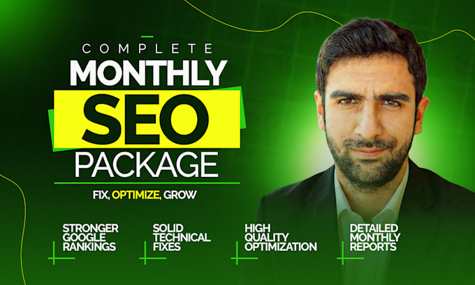 do monthly SEO optimization for your website