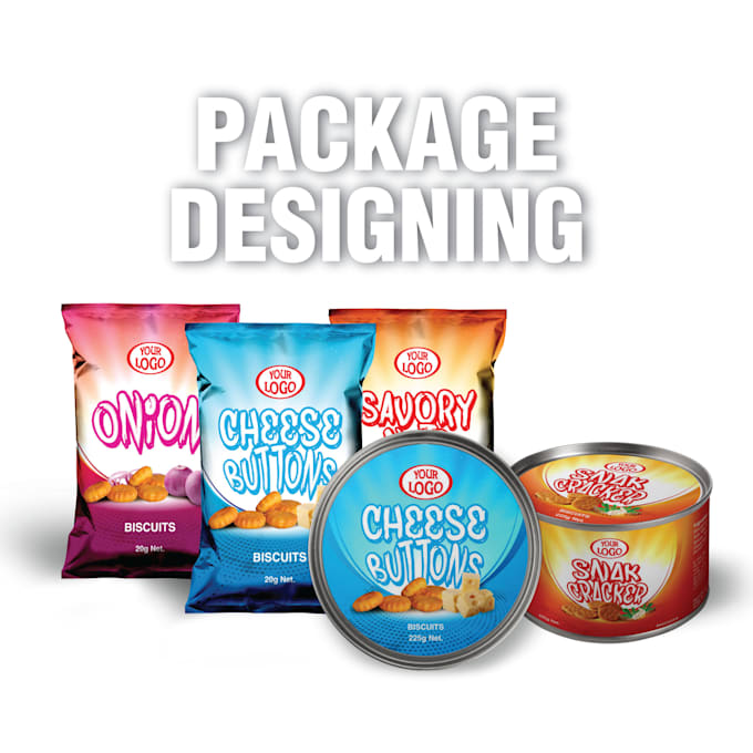 do attractive and creative labels and packing design