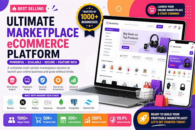 create a custom ecommerce website with mern stack powered by nextjs, reactjs