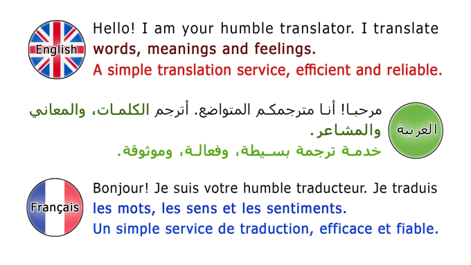 Translate Your Documents Into Arabic English Or French By Aminosso Fiverr Should you need basic english to arabic translation within a seconds, easy help is at hand on this webpage. english or french by aminosso fiverr