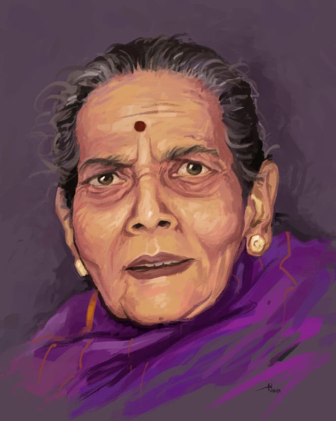 Make A Digital Oil Painting Portrait By Aniruddhalele