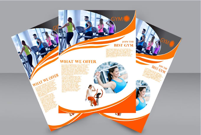 design elegant flyer  brochure and posters