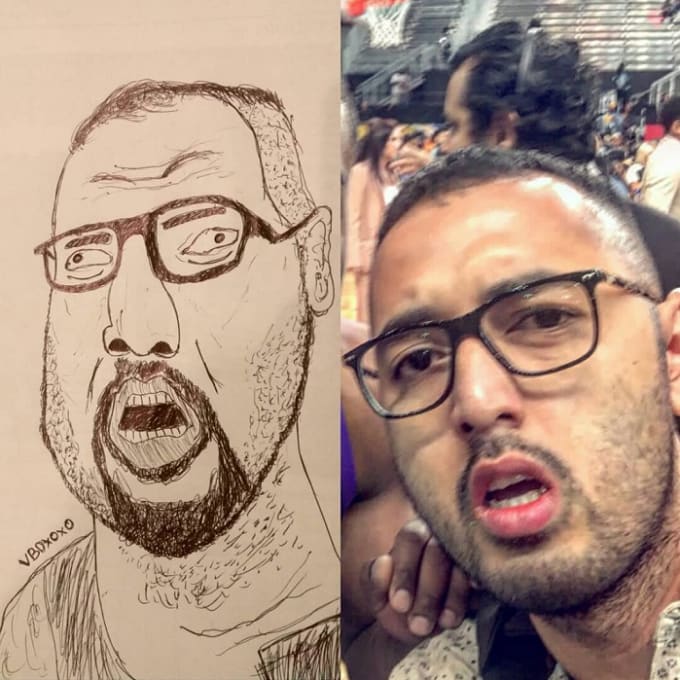 Draw Creepy Sketch Of Your Face By Vendrut