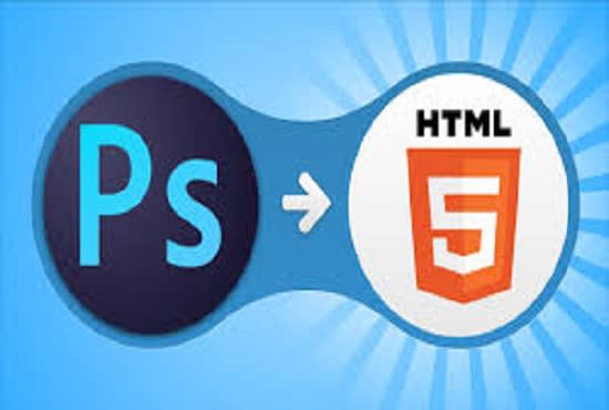convert PSD to HTML professionally