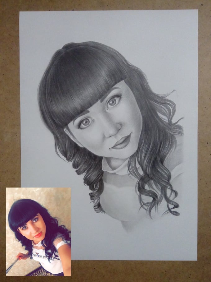 Turn your photo into a pencil sketch by Rinnelis | Fiverr