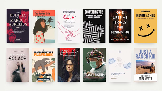 design a professional book cover for amazon KDP